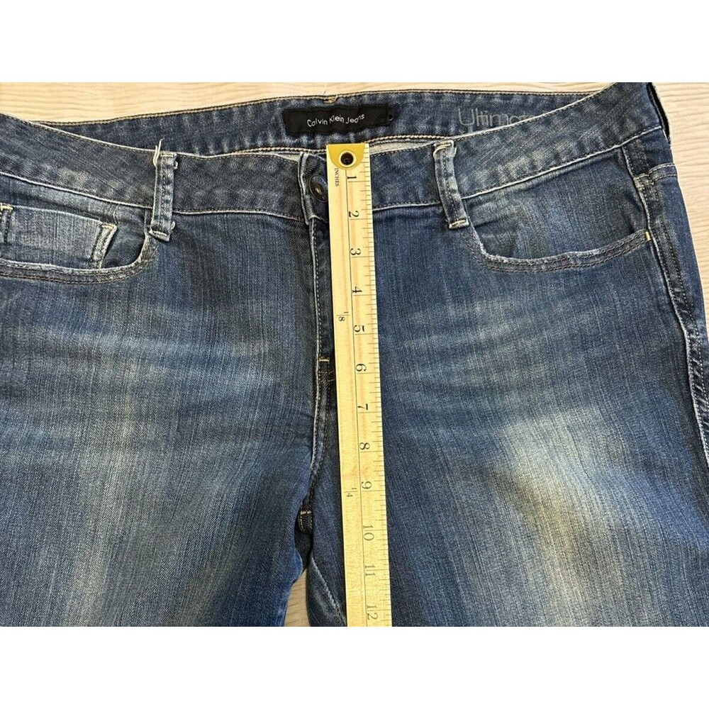Calvin Klein Jeans Ultimate Boot Cut Regular Stretch Women's Size 32 X 14 - Picture 12 of 14